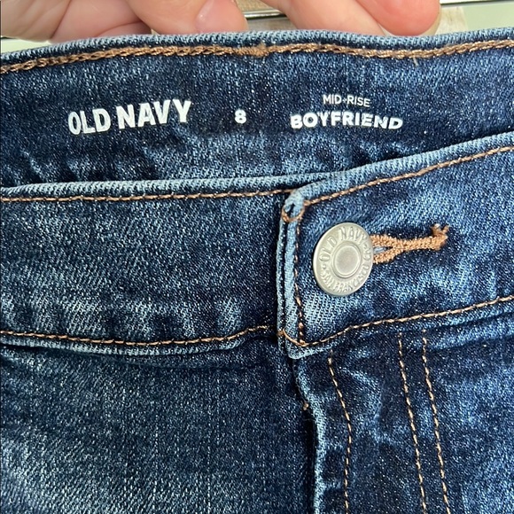 Old Navy Women's Distressed Boyfriend Jeans - Picture 5 of 8